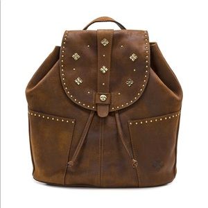 NWT Patricia Nash oil burnished suede backpack